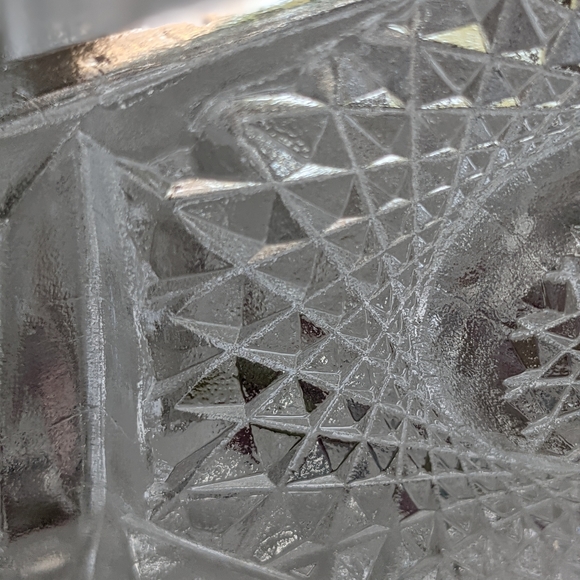 Imperial Glass Crystal bowl EUC Vintage footed candy dish - Picture 9 of 12